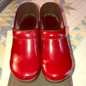 Dansko Clog - Red Shiny